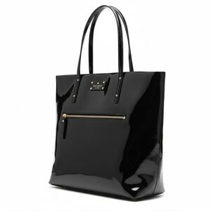 Kate Spade EUC Black Patent Leather Tote Bag